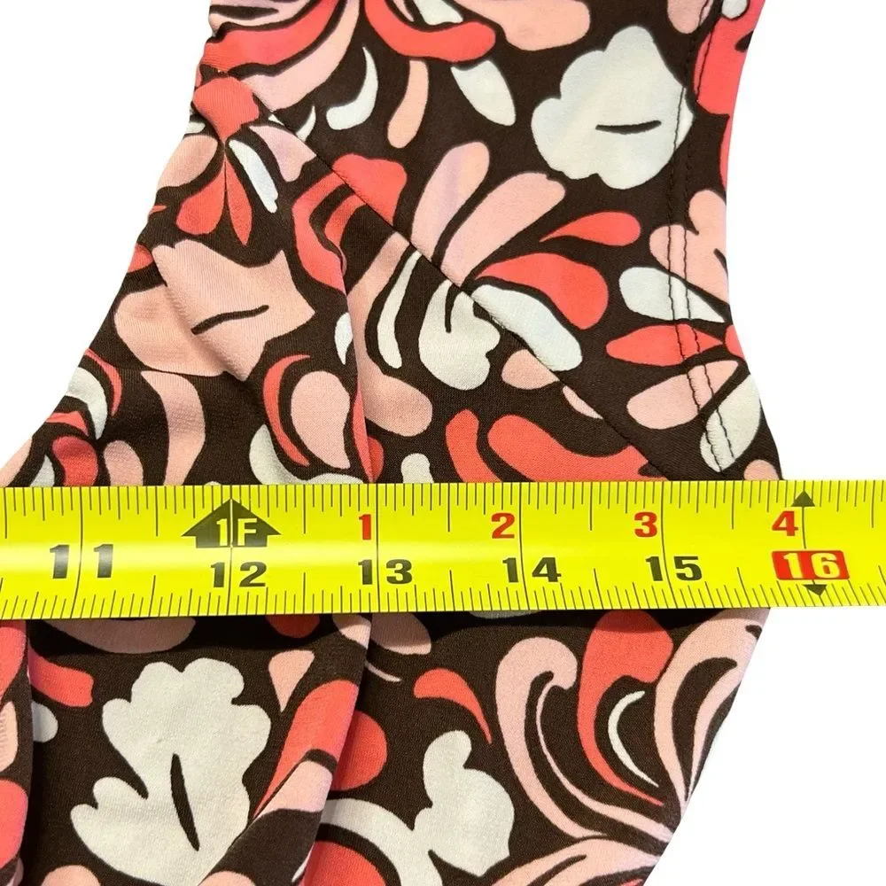 Merona Womens Y2K Babydoll Floral Top Size M Empire Waist Boho Festival Retro